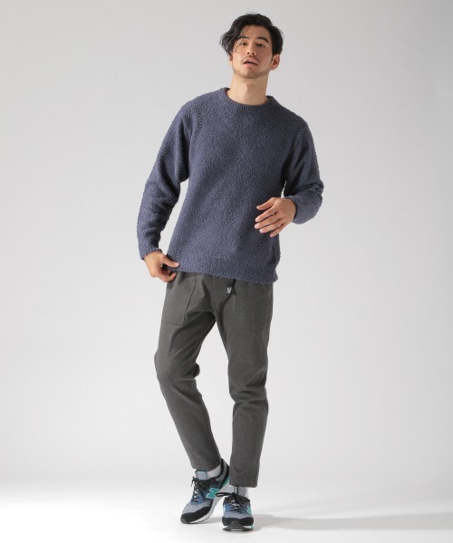 BAYFLOW(ベイフロー)の「キョウネンシャギープルオーバー(ニット/セーター・メンズ・ベージュ/オフホワイト/ネイビー・MEDIUM/LARGE/SMALL)」の14枚目の写真