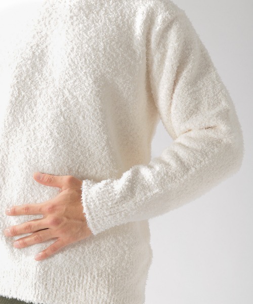 BAYFLOW(ベイフロー)の「キョウネンシャギープルオーバー(ニット/セーター・メンズ・ベージュ/オフホワイト/ネイビー・MEDIUM/LARGE/SMALL)」の18枚目の写真