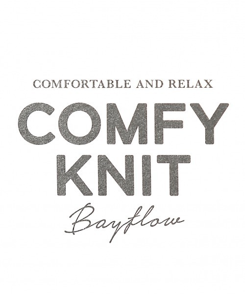 BAYFLOW(ベイフロー)の「キョウネンシャギープルオーバー(ニット/セーター・メンズ・ベージュ/オフホワイト/ネイビー・MEDIUM/LARGE/SMALL)」の6枚目の写真