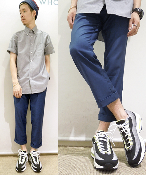 WHO'S WHO gallery(フーズフーギャラリー)の「【GIGGER】サージウールーイージー(スラックス・メンズ・ベージュ/グレー/ネイビー・LARGE/MEDIUM)」の3枚目の写真