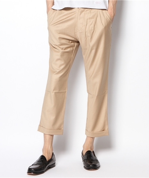 WHO'S WHO gallery(フーズフーギャラリー)の「【GIGGER】サージウールーイージー(スラックス・メンズ・ベージュ/グレー/ネイビー・LARGE/MEDIUM)」の1枚目の写真