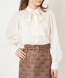 one after another NICE CLAUP | 【WEB限定】ボウタイブラウス(シャツ/ブラウス)