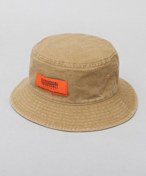 UNIVERSAL OVERALL（ユニバーサルオーバーオール）の「UNIVERSAL OVERALL / ユニバーサルオーバーオール / 硫化染め バケットハット / ハット（ハット・メンズ・ブラック/ベージュ・FREE）」の16枚目の写真