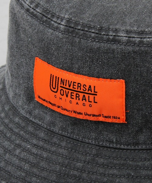 UNIVERSAL OVERALL（ユニバーサルオーバーオール）の「UNIVERSAL OVERALL / ユニバーサルオーバーオール / 硫化染め バケットハット / ハット（ハット・メンズ・ブラック/ベージュ・FREE）」の6枚目の写真
