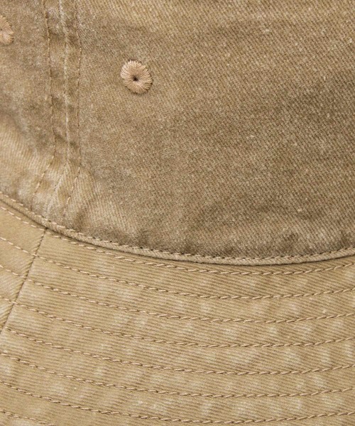 UNIVERSAL OVERALL（ユニバーサルオーバーオール）の「UNIVERSAL OVERALL / ユニバーサルオーバーオール / 硫化染め バケットハット / ハット（ハット・メンズ・ブラック/ベージュ・FREE）」の8枚目の写真