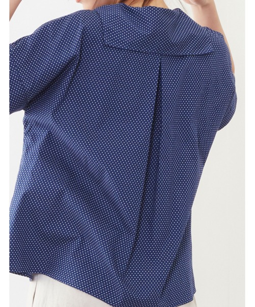 POU DOU DOU(プードゥドゥ)の「【FUDGE5月号掲載】ネッカチーフブラウス(シャツ/ブラウス・レディース・ブラック/ベージュ/ネイビー/オフホワイト・3)」の19枚目の写真