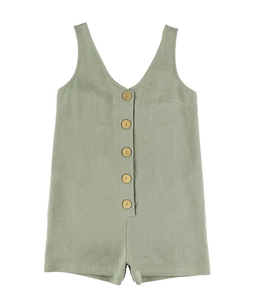 ALEXIA STAM（アリシアスタン）の「Front Coconut Button Romper