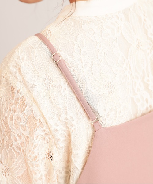 natural couture（ナチュラルクチュール）の「【WEB限定】前後2WAYちび釦キャミワンピース（ワンピース・レディース・ブラック/ブラウン/その他/その他1/ピンクベージュ・FREE）」の14枚目の写真