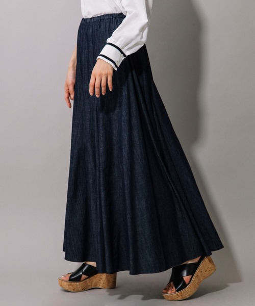 Munich（ミューニック）の「4ozライトデニム サーキュラーマキシ