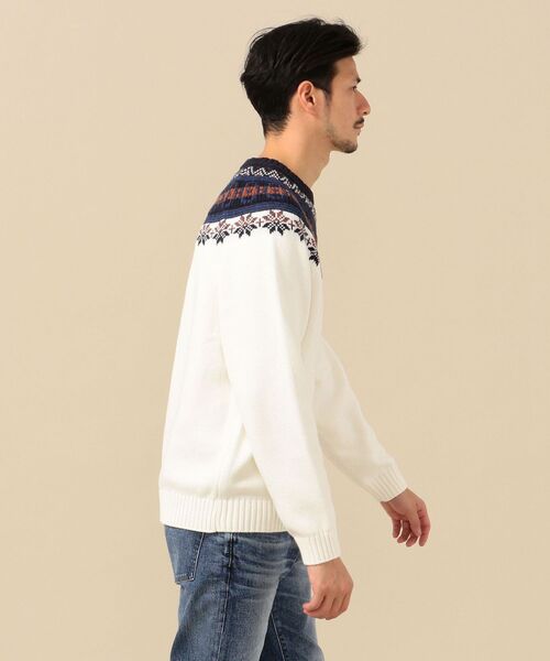 SHIPS（シップス）の「SHIPS: ノルディック サークル ニット プルオーバー（ニット/セーター・メンズ・ネイビー/オフホワイト/グレー・MEDIUM/LARGE/X-LARGE/SMALL）」の10枚目の写真