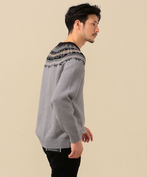 SHIPS（シップス）の「SHIPS: ノルディック サークル ニット プルオーバー（ニット/セーター・メンズ・ネイビー/オフホワイト/グレー・MEDIUM/LARGE/X-LARGE/SMALL）」の15枚目の写真