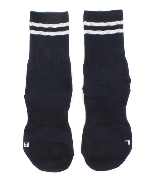 NEW BALANCE（ニューバランス）の「ユニセックス 日本製 ニューバランス スニーカーソックス new balance SKJM 75H（ソックス/靴下・レディース・ホワイト/グレー/ネイビー・SMALL/MEDIUM）」の3枚目の写真