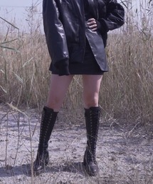 DUCKDIVE（ダックダイブ）の「【DUCKDIVE 】FRONT PK CD MINI SKIRT / フロントポケット CDミニスカート（スカート）」