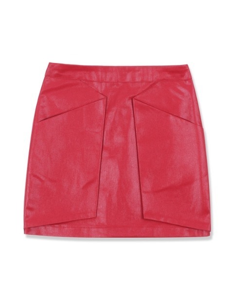 DUCKDIVE(ダックダイブ)の「【DUCKDIVE 】FRONT PK CD MINI SKIRT / フロントポケット CDミニスカート(スカート・レディース・ブラック/レッド・MEDIUM/LARGE)」の6枚目の写真