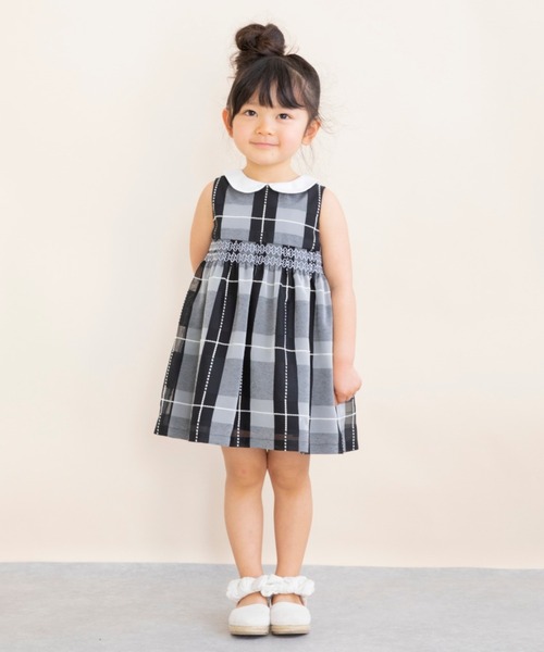 セール シアーチェックスモッキングワンピース ワンピース Sense Of Wonder センスオブワンダー のファッション通販 Zozotown