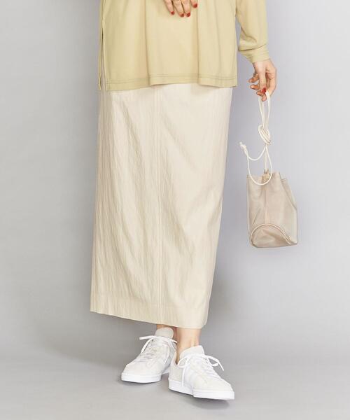 BEAUTY&YOUTH UNITED ARROWS（ビューティーアンドユースユナイテッドアローズ）の「BY Iラインマキシスカート（スカート・レディース・ナチュラル/ライトブルー・MEDIUM/SMALL/LARGE）」の8枚目の写真