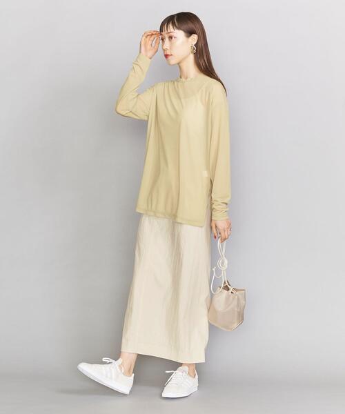 BEAUTY&YOUTH UNITED ARROWS（ビューティーアンドユースユナイテッドアローズ）の「BY Iラインマキシスカート（スカート・レディース・ナチュラル/ライトブルー・MEDIUM/SMALL/LARGE）」の9枚目の写真