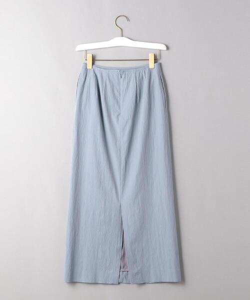 BEAUTY&YOUTH UNITED ARROWS（ビューティーアンドユースユナイテッドアローズ）の「BY Iラインマキシスカート（スカート・レディース・ナチュラル/ライトブルー・MEDIUM/SMALL/LARGE）」の16枚目の写真