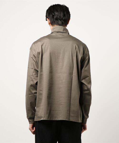 PUBLIC TOKYO（パブリックトウキョウ）の「エクストラスーピマコットンタートル（Tシャツ/カットソー・メンズ・ブラック/ホワイト/カーキ/ブラウン・3/2/1）」の6枚目の写真