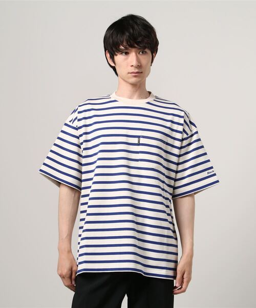 Back Channel(バックチャンネル)の「WIDE BORDER T(Tシャツ/カットソー・メンズ・ブルー/ブラック/ネイビー・X-LARGE/LARGE/XX-LARGE/MEDIUM)」の15枚目の写真