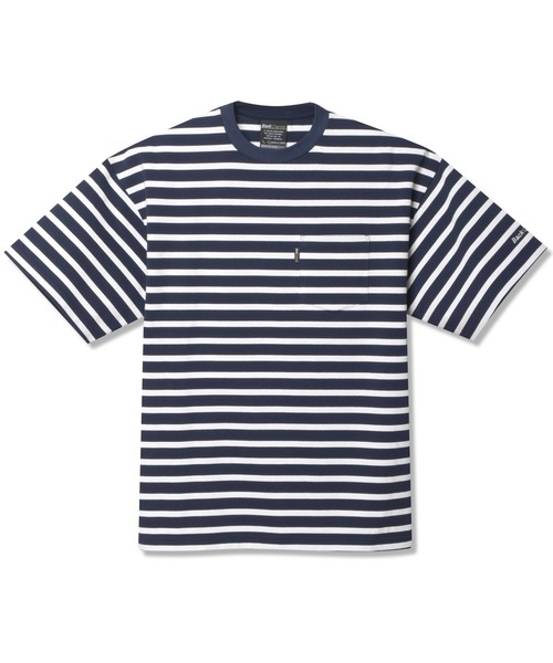 Back Channel(バックチャンネル)の「WIDE BORDER T(Tシャツ/カットソー・メンズ・ブルー/ブラック/ネイビー・X-LARGE/LARGE/XX-LARGE/MEDIUM)」の7枚目の写真