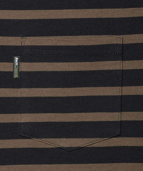 Back Channel(バックチャンネル)の「WIDE BORDER T(Tシャツ/カットソー・メンズ・ブルー/ブラック/ネイビー・X-LARGE/LARGE/XX-LARGE/MEDIUM)」の5枚目の写真