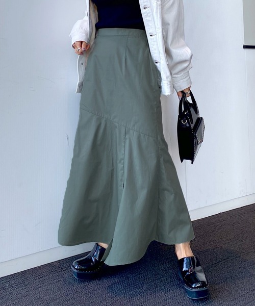 PAGEBOY（ページボーイ）の「レザーライクコーティングスカート（スカート・レディース・ブラック/オリーブ/ベージュ系その他・FREE）」の15枚目の写真