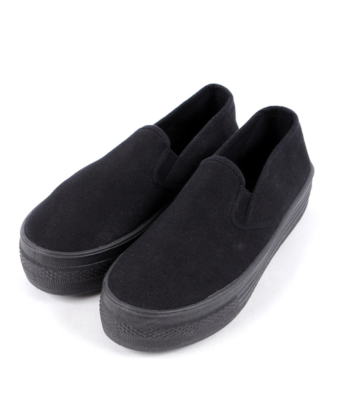 WEGO(ウィゴー)の「※入荷禁止※WEGO/厚底スリッポン(スニーカー・レディース・ブラック系その他/その他1・L/M)」の9枚目の写真