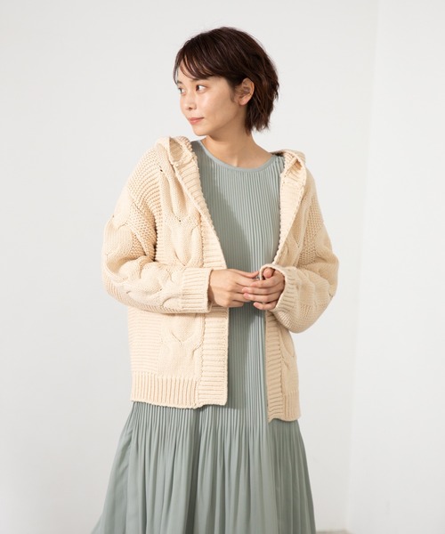 ケーブルニットパーカー 1r14 ニット セーター Rewde ルゥデ のファッション通販 Zozotown