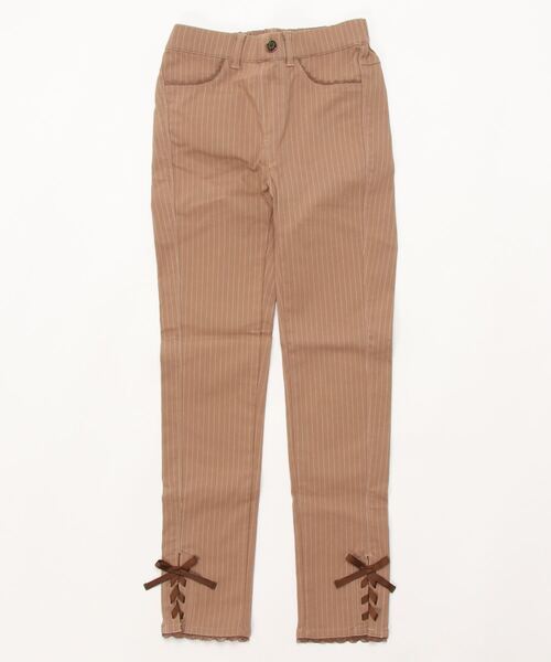 axes femme(アクシーズファム)の「裾レースアップレギンスパンツ(その他パンツ・レディース・ネイビー/ベージュ/ブラック・LARGE/MEDIUM)」の2枚目の写真