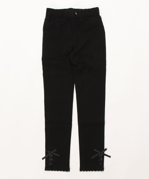 axes femme(アクシーズファム)の「裾レースアップレギンスパンツ(その他パンツ・レディース・ネイビー/ベージュ/ブラック・LARGE/MEDIUM)」の1枚目の写真