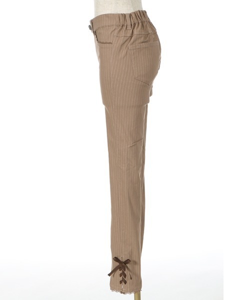 axes femme(アクシーズファム)の「裾レースアップレギンスパンツ(その他パンツ・レディース・ネイビー/ベージュ/ブラック・LARGE/MEDIUM)」の11枚目の写真
