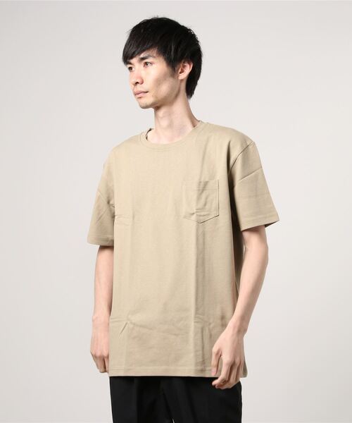 yield(イールド)の「【yield select apparel】USAコットン ビッグサイズ ショートスリーブTシャツ 062(Tシャツ/カットソー・メンズ・オリーブ/ホワイト/ワインレッド/ブラック/ブラウン/ネイビー/ベージュ/チャコールグレー/ブルー/パープル/イエロー・L/M/XL)」の5枚目の写真