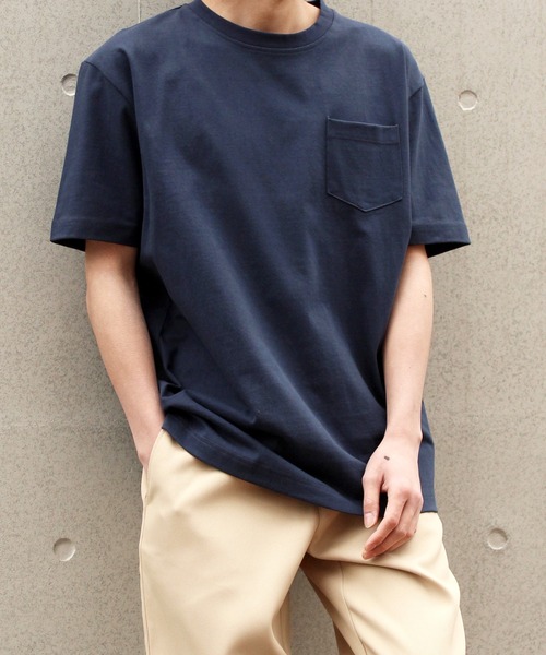 yield(イールド)の「【yield select apparel】USAコットン ビッグサイズ ショートスリーブTシャツ 062(Tシャツ/カットソー・メンズ・オリーブ/ホワイト/ワインレッド/ブラック/ブラウン/ネイビー/ベージュ/チャコールグレー/ブルー/パープル/イエロー・L/M/XL)」の7枚目の写真