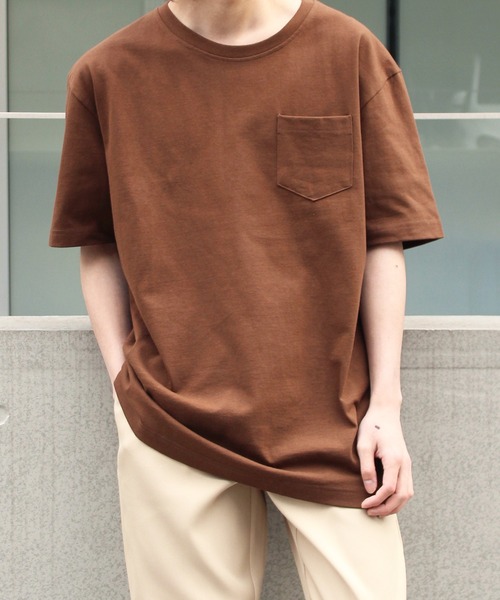 yield(イールド)の「【yield select apparel】USAコットン ビッグサイズ ショートスリーブTシャツ 062(Tシャツ/カットソー・メンズ・オリーブ/ホワイト/ワインレッド/ブラック/ブラウン/ネイビー/ベージュ/チャコールグレー/ブルー/パープル/イエロー・L/M/XL)」の1枚目の写真