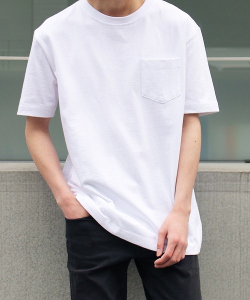 yield(イールド)の「【yield select apparel】USAコットン ビッグサイズ ショートスリーブTシャツ 062(Tシャツ/カットソー・メンズ・オリーブ/ホワイト/ワインレッド/ブラック/ブラウン/ネイビー/ベージュ/チャコールグレー/ブルー/パープル/イエロー・L/M/XL)」の2枚目の写真