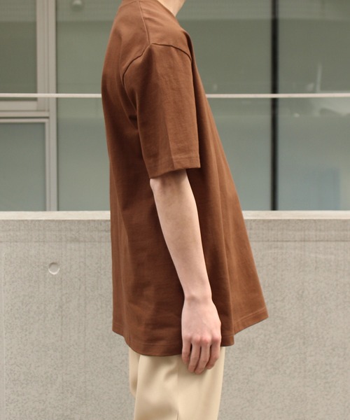 yield(イールド)の「【yield select apparel】USAコットン ビッグサイズ ショートスリーブTシャツ 062(Tシャツ/カットソー・メンズ・オリーブ/ホワイト/ワインレッド/ブラック/ブラウン/ネイビー/ベージュ/チャコールグレー/ブルー/パープル/イエロー・L/M/XL)」の13枚目の写真