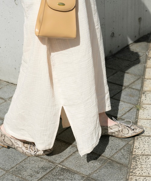 Ambre Neige(アンブルネージュ)の「ボリュームスリーブカフタンワンピース/【WEB/EC限定商品】(ワンピース・レディース・アイボリー/チャコールグレー・FREE)」の21枚目の写真