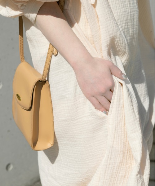 Ambre Neige(アンブルネージュ)の「ボリュームスリーブカフタンワンピース/【WEB/EC限定商品】(ワンピース・レディース・アイボリー/チャコールグレー・FREE)」の7枚目の写真