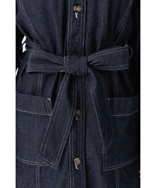 ElegChic（エレグシック）の「ノーカラーデニムジャケット（デニムジャケット・レディース・ネイビー・XL/4L/M/L/XXL）」の17枚目の写真