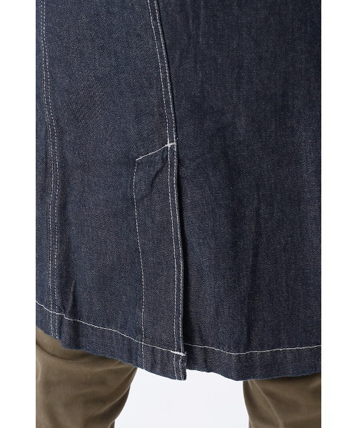 ElegChic（エレグシック）の「ノーカラーデニムジャケット（デニムジャケット・レディース・ネイビー・XL/4L/M/L/XXL）」の19枚目の写真