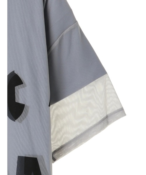 YECCA VECCA（イェッカヴェッカ）の「チュールレイヤードプリントTee　＊（Tシャツ/カットソー・レディース・オフホワイト/ブルー系その他7/ブラック・FREE）」の15枚目の写真