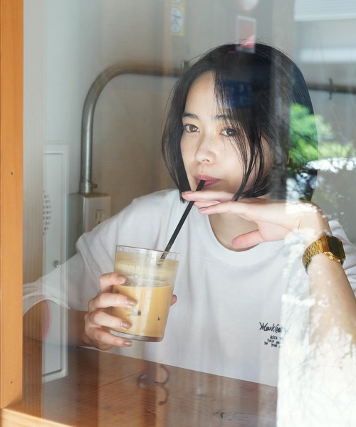 Mark Gonzales(マーク・ゴンザレス)の「Mark Gonzales / マークゴンザレス 別注 コラボ オーバーサイズ Tシャツ(Tシャツ/カットソー・メンズ・ホワイト系その他/ブラック系その他/グレー系その他/ブルー系その他/ホワイト系その他2/ホワイト系その他3/ホワイト系その他4/ブラック系その他2/グレー系その他2/ブルー系その他2/ブラック系その他3/ホワイト系その他5・MEDIUM/LARGE)」の2枚目の写真