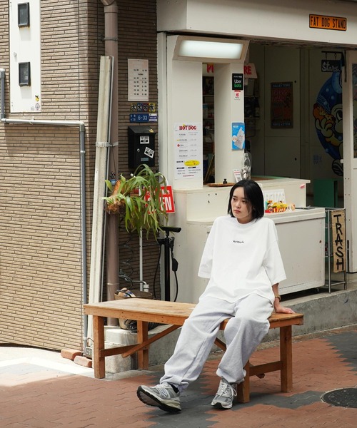 Mark Gonzales(マーク・ゴンザレス)の「Mark Gonzales / マークゴンザレス 別注 コラボ オーバーサイズ Tシャツ(Tシャツ/カットソー・メンズ・ホワイト系その他/ブラック系その他/グレー系その他/ブルー系その他/ホワイト系その他2/ホワイト系その他3/ホワイト系その他4/ブラック系その他2/グレー系その他2/ブルー系その他2/ブラック系その他3/ホワイト系その他5・MEDIUM/LARGE)」の20枚目の写真