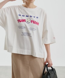 COLONY 2139（コロニートゥーワンスリーナイン）の「アメリカンショップサイン ショート丈Tシャツ（Tシャツ/カットソー・レディース）」