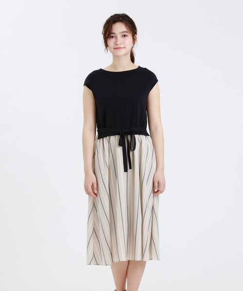 Web限定カラー ミラノリブニットコンビワンピース ワンピース Sutevalle Org