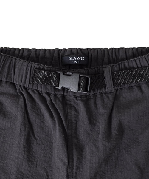 GLAZOS（グラソス）の「シアサッカー・クライミングベルトハーフパンツ（その他パンツ・キッズ・ホワイト/チャコールグレー・130cm/140cm/150cm/160cm/170cm）」の6枚目の写真