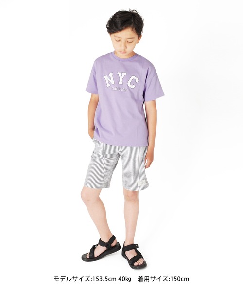 GLAZOS（グラソス）の「シアサッカー・クライミングベルトハーフパンツ（その他パンツ・キッズ・ホワイト/チャコールグレー・130cm/140cm/150cm/160cm/170cm）」の15枚目の写真