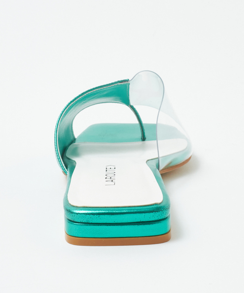 LAROUTE(ラルート)の「【WEB限定】PVCコンビトングサンダル(サンダル・レディース・ネイビー/シルバー/ホワイト/グリーン・36/39/35/37/38)」の12枚目の写真