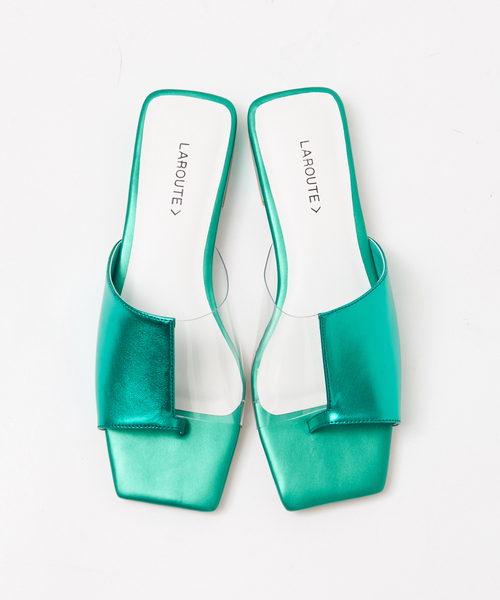 LAROUTE(ラルート)の「【WEB限定】PVCコンビトングサンダル(サンダル・レディース・ネイビー/シルバー/ホワイト/グリーン・36/39/35/37/38)」の17枚目の写真